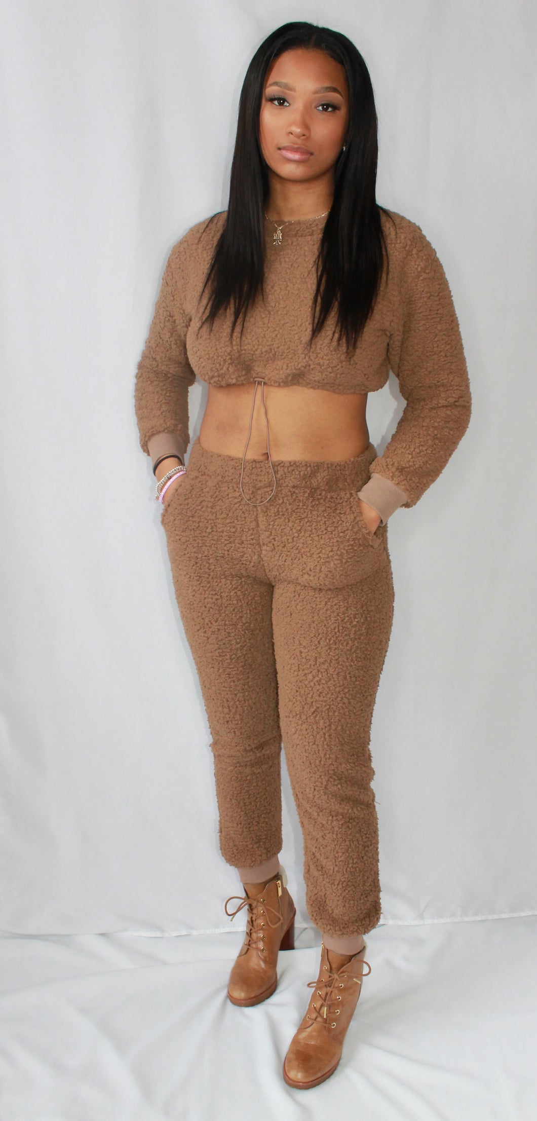 Mocha Poodle 2 piece Set