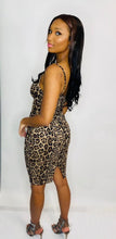 Load image into Gallery viewer, Leopard Print Bustier Dress
