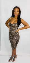 Load image into Gallery viewer, Leopard Print Bustier Dress
